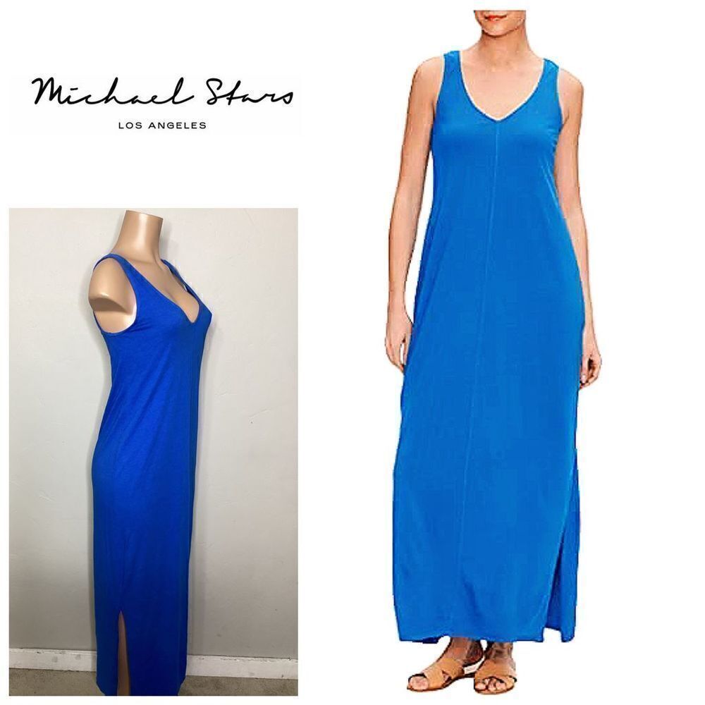 New. Michael stars V-neck maxi dress. 2/4